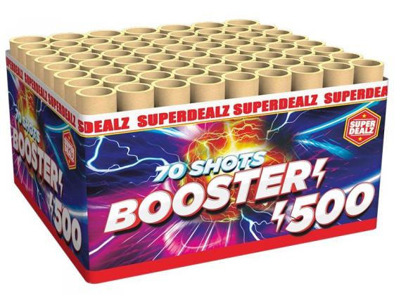 Wolff Booster 500 Feuerwerksbatterie 70 Schuss 500g