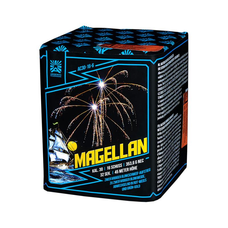 Funke Argento Magellan Feuerwerksbatterie 16 Schuss 30mm 350g