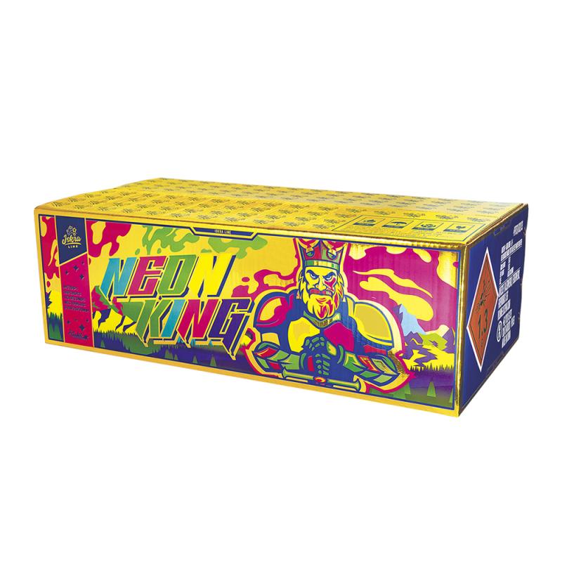 Funke Iskra Line Neon King 188 Schuss 20-30mm 1995g Verbundfeuerwerk 1.3G